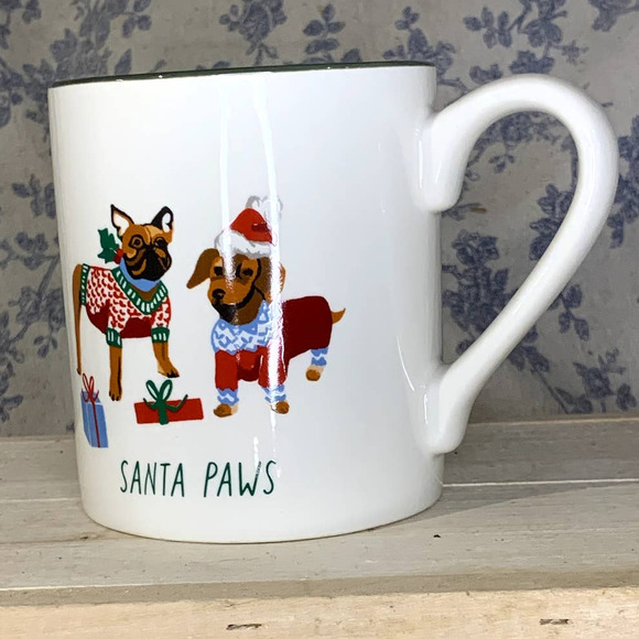 Target Threshold Santa Paws 16oz Christmas Mug - Picture 1 of 6